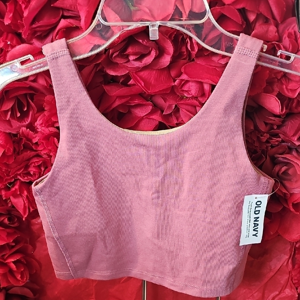 Old Navy NWT Girls Pink Active Tank Top Size 8
